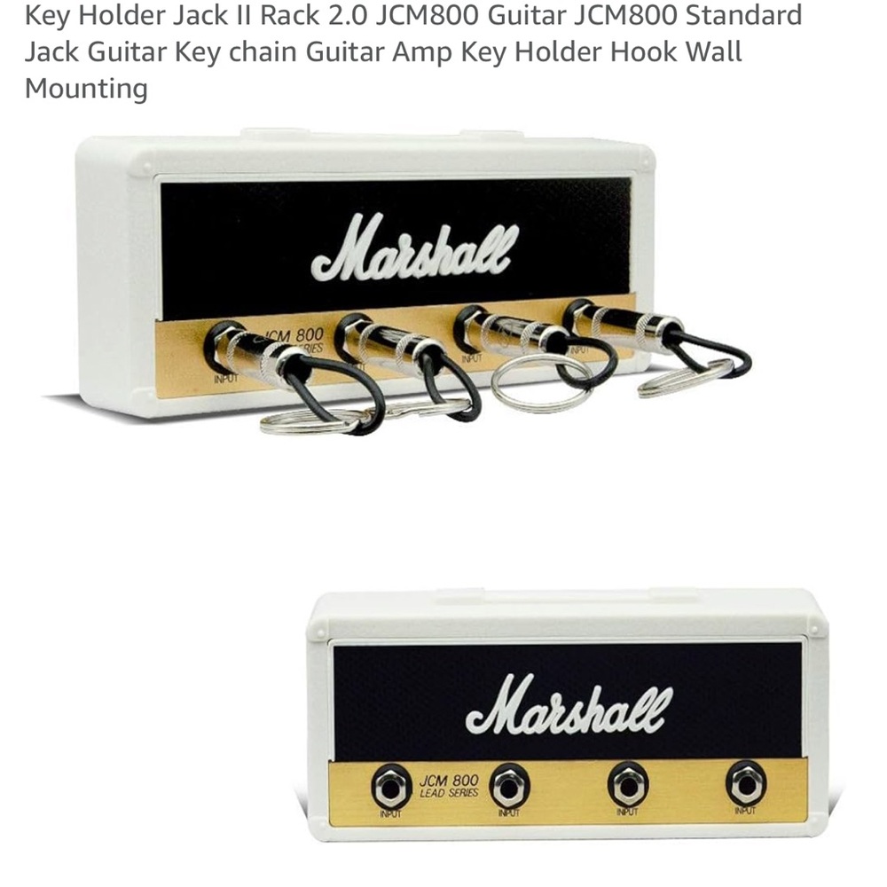 Marshall Gold and Black Key Holder